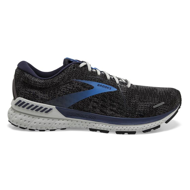 Brooks Adrenaline GTS 21 Men's Road Running Shoes - Peacoat/Black/Blue (06984-GNVY)